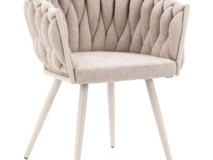 Eetkamerstoel Preiro Velvet Beige