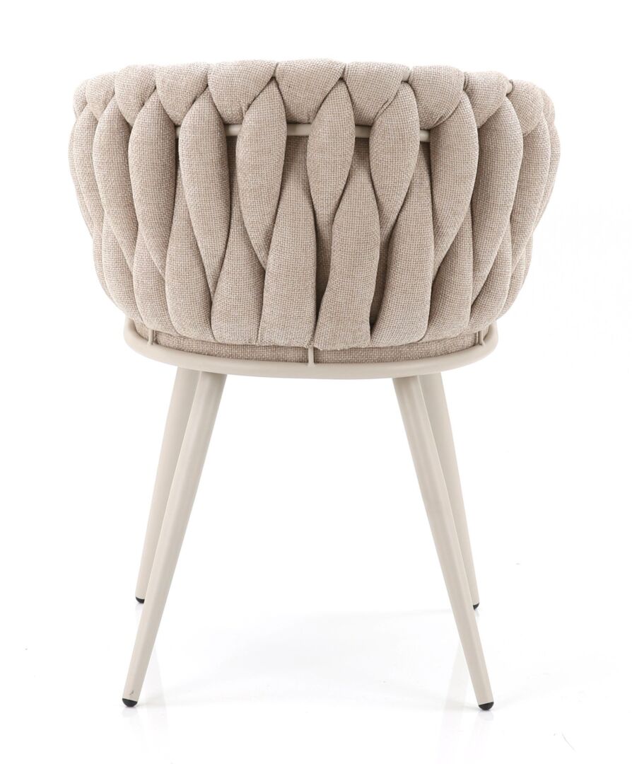 Eetkamerstoel Preiro Velvet Beige - Afbeelding 7