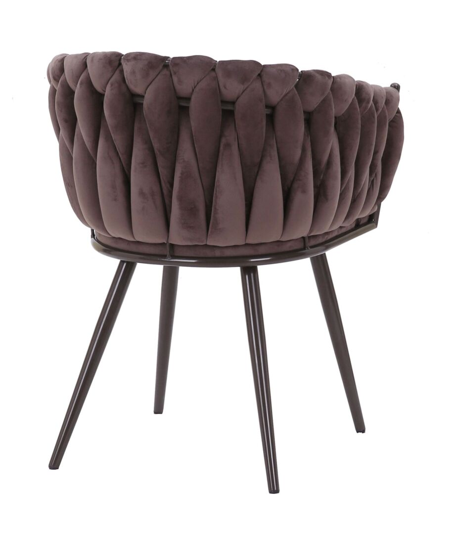 Eetkamerstoel Nauna Velvet Taupe - Afbeelding 6