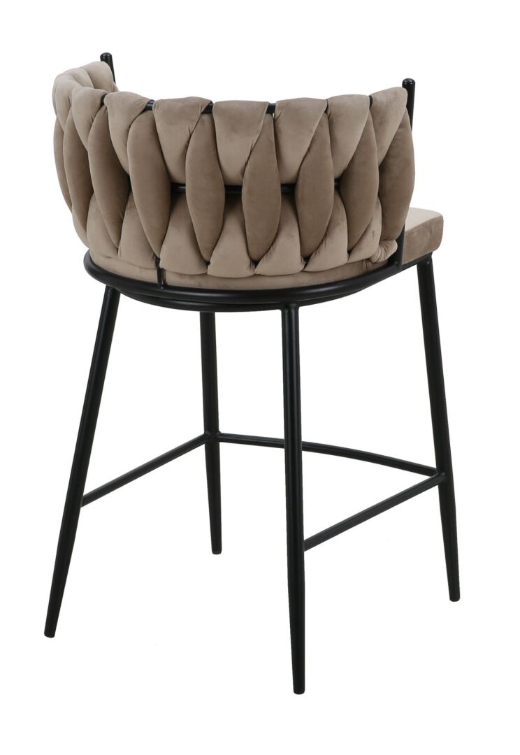 Barkruk Flaaltea Velvet Beige - Afbeelding 7
