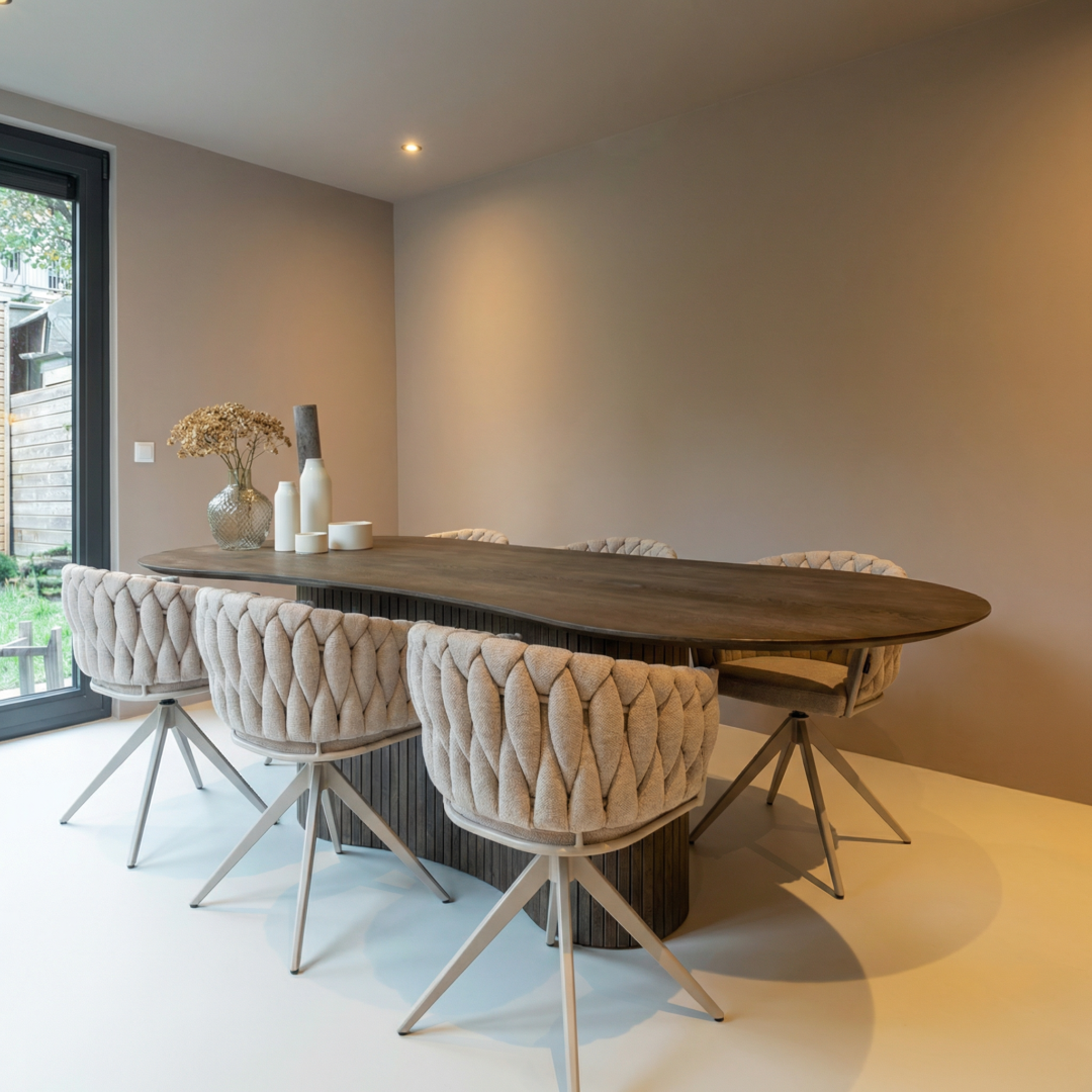 Eetkamerstoel Teiber Beige - Afbeelding 3