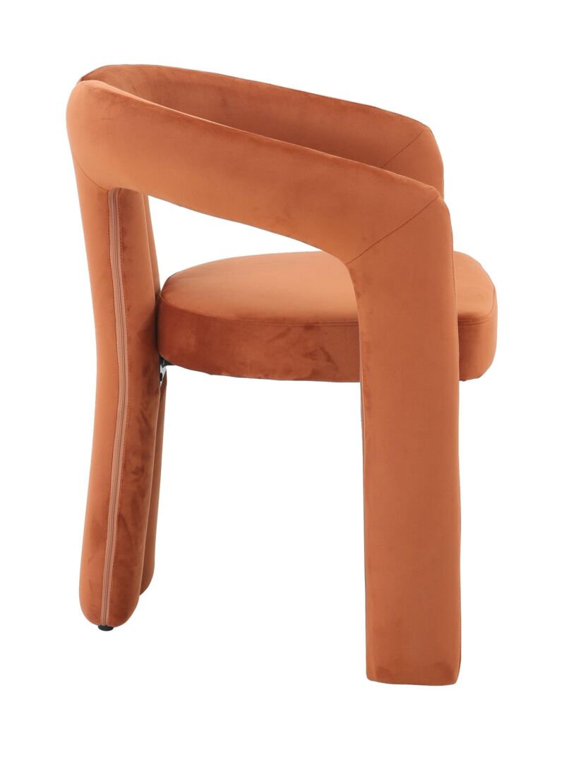 Eetkamerstoel Loter Velvet Oranje - Afbeelding 5