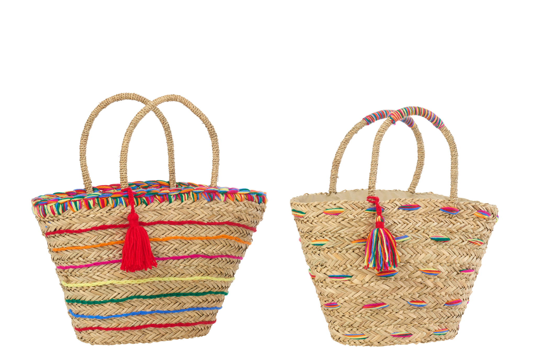 Woonaccessoire Flaasis Zeegras Meerkleurig - Set van 2 - Afbeelding 3