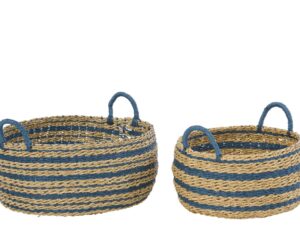 Mand Cunek Papier Naturel - Set van 2