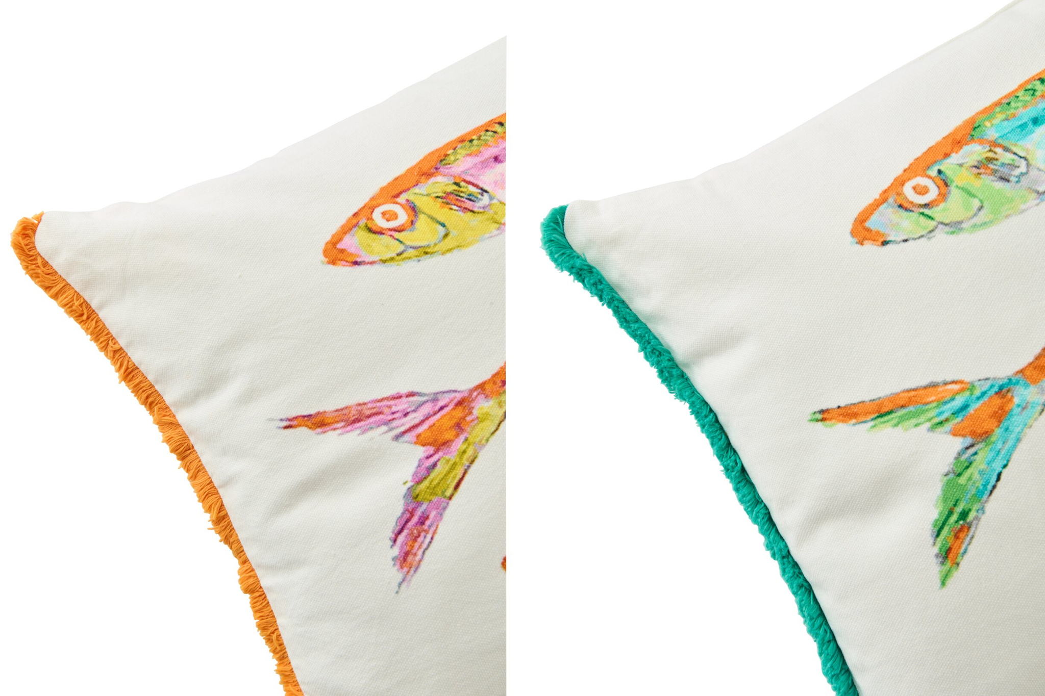 Kussen Henona Meerkleurig 50x30 cm - Set van 2 - Afbeelding 2