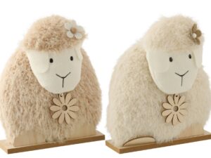 Schapenbloem Steimmone Polyester Wit - Set van 2