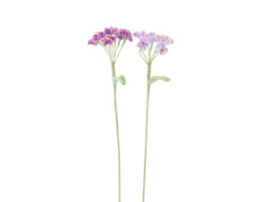 Kunstbloem Sliras Polyester Paars - Set van 2