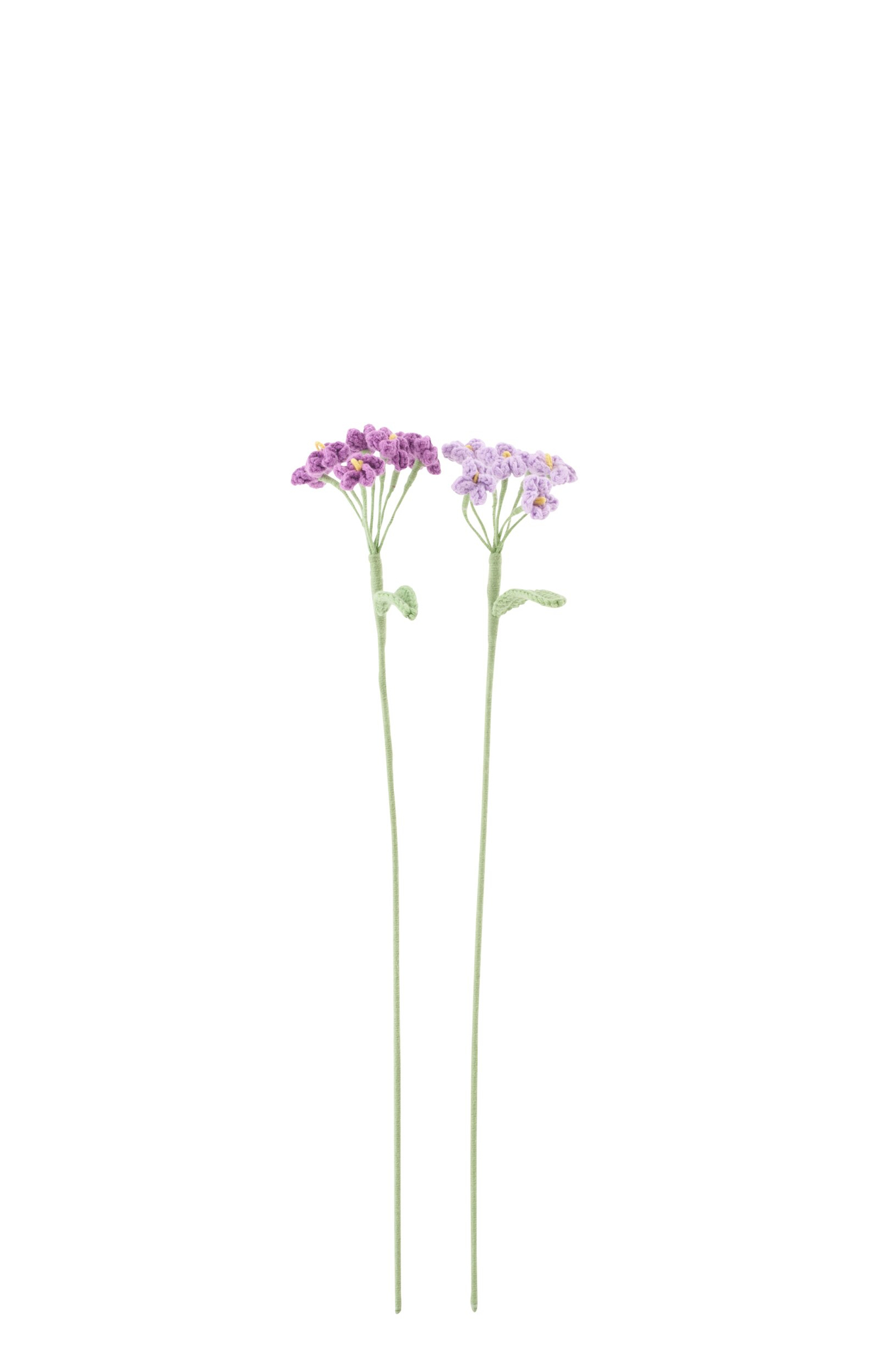 Kunstbloem Sliras Polyester Paars - Set van 2