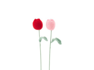 Kunstbloem Klemmi Polyester Roze - Set van 2