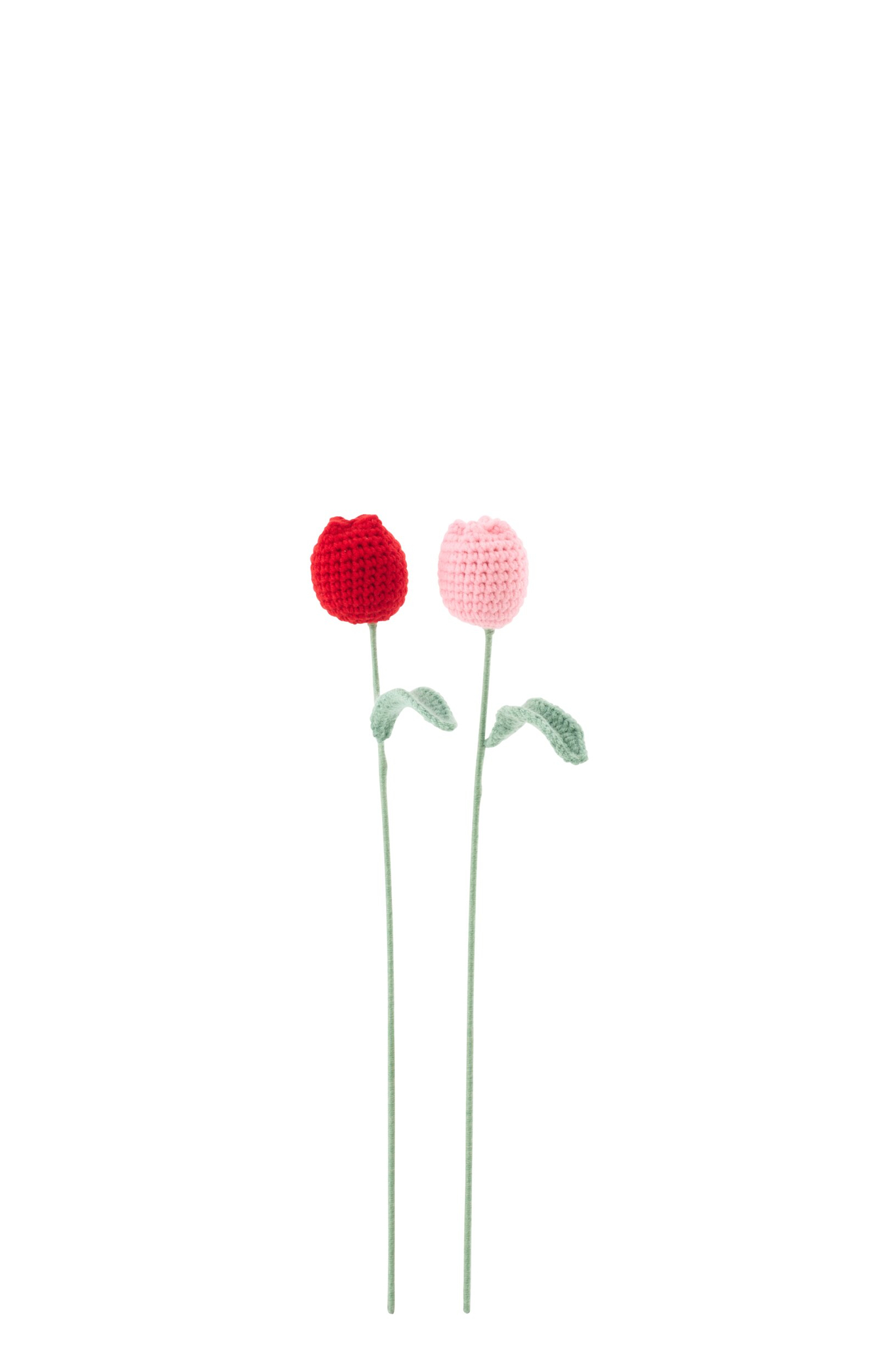 Kunstbloem Klemmi Polyester Roze - Set van 2