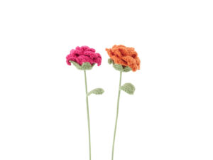 Kunstbloem Polas Polyester Roze - Set van 2