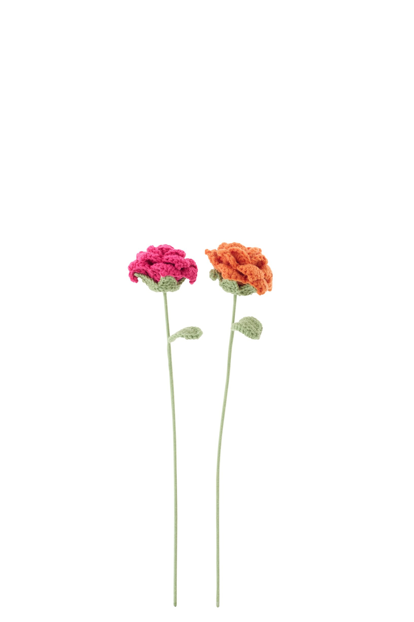 Kunstbloem Polas Polyester Roze - Set van 2