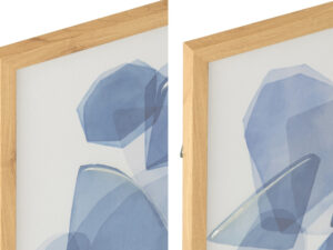 Beeld Halvor Polystyreen Blauw - Set van 2