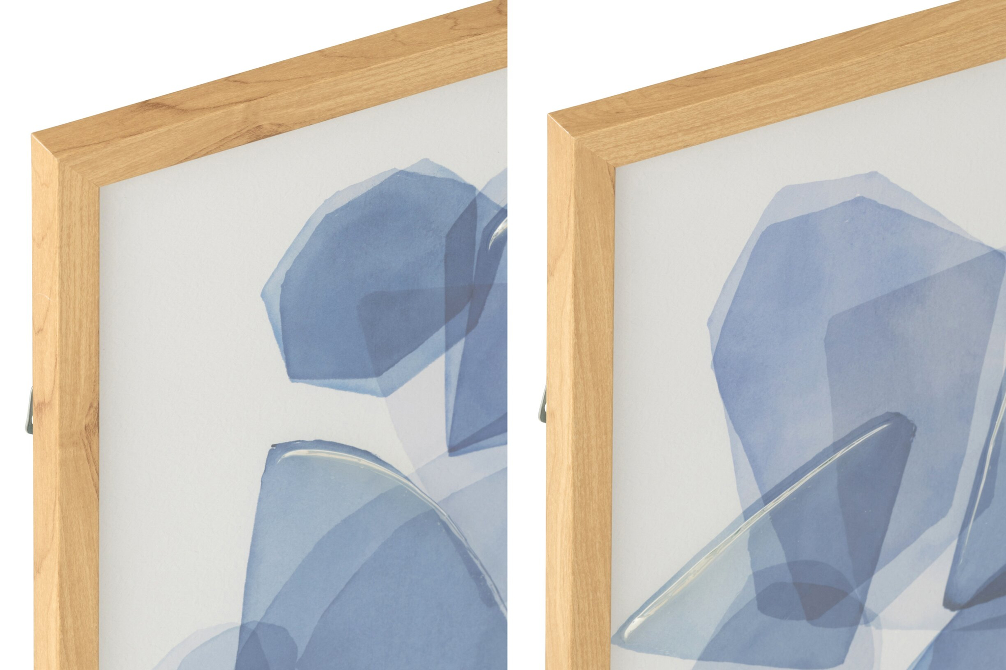 Beeld Halvor Polystyreen Blauw - Set van 2