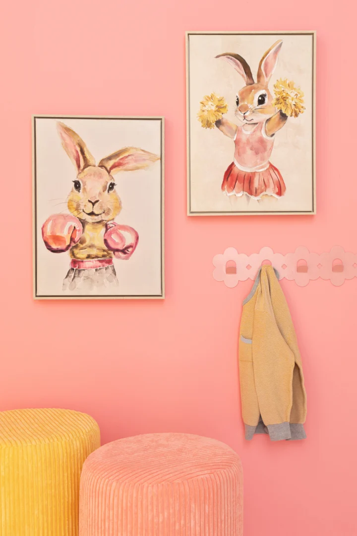 Schilderij Raakoro Meerkleurig - Set van 4 - Afbeelding 2