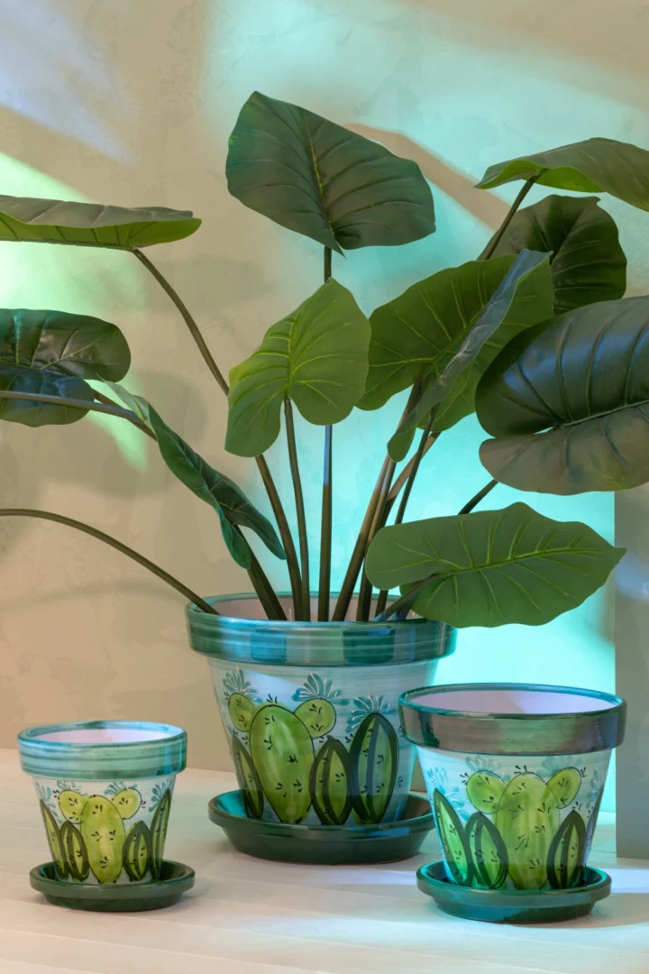 Bloempot Murmas Keramiek Meerkleurig H19 cm - Afbeelding 2