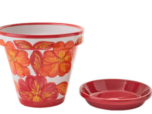 Bloempot Griennas Keramiek Oranje H33 cm