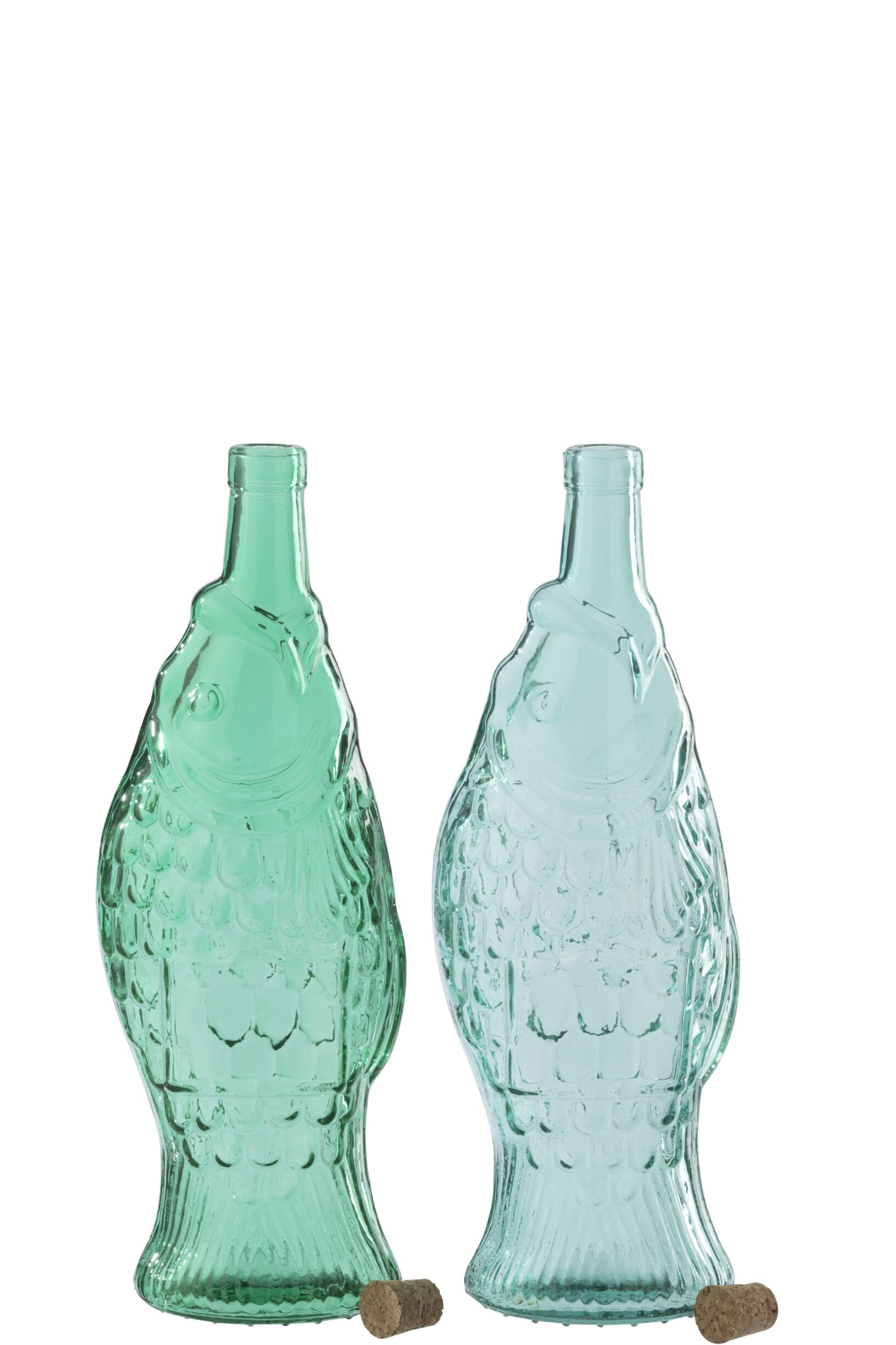 Woonaccessoire Rielvun Glas Groen - Set van 2