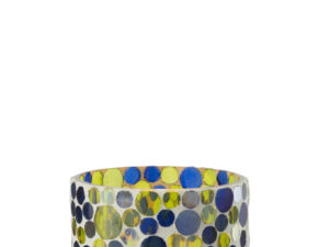 Kaarsenhouder Jautal Glas Blauw