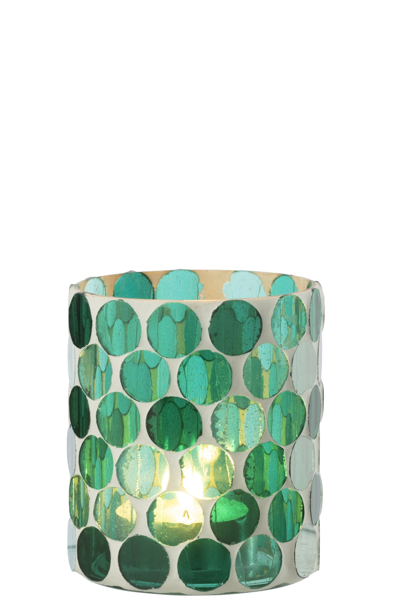Kandelaar Corund Glas Blauw H12,5 cm