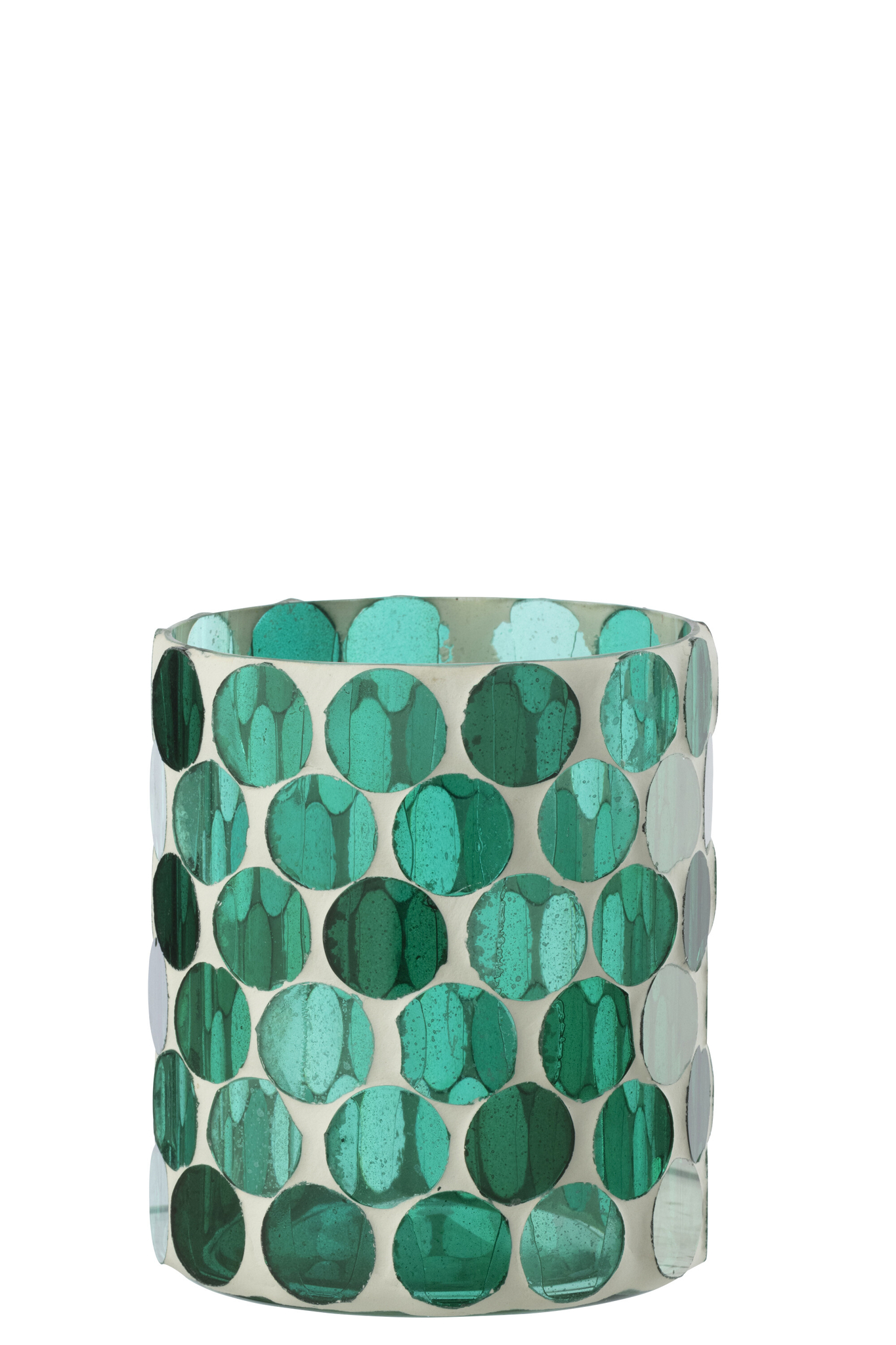 Kandelaar Corund Glas Blauw H12,5 cm - Afbeelding 4