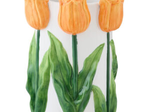 Kunstbloem Meesky Keramiek Wit