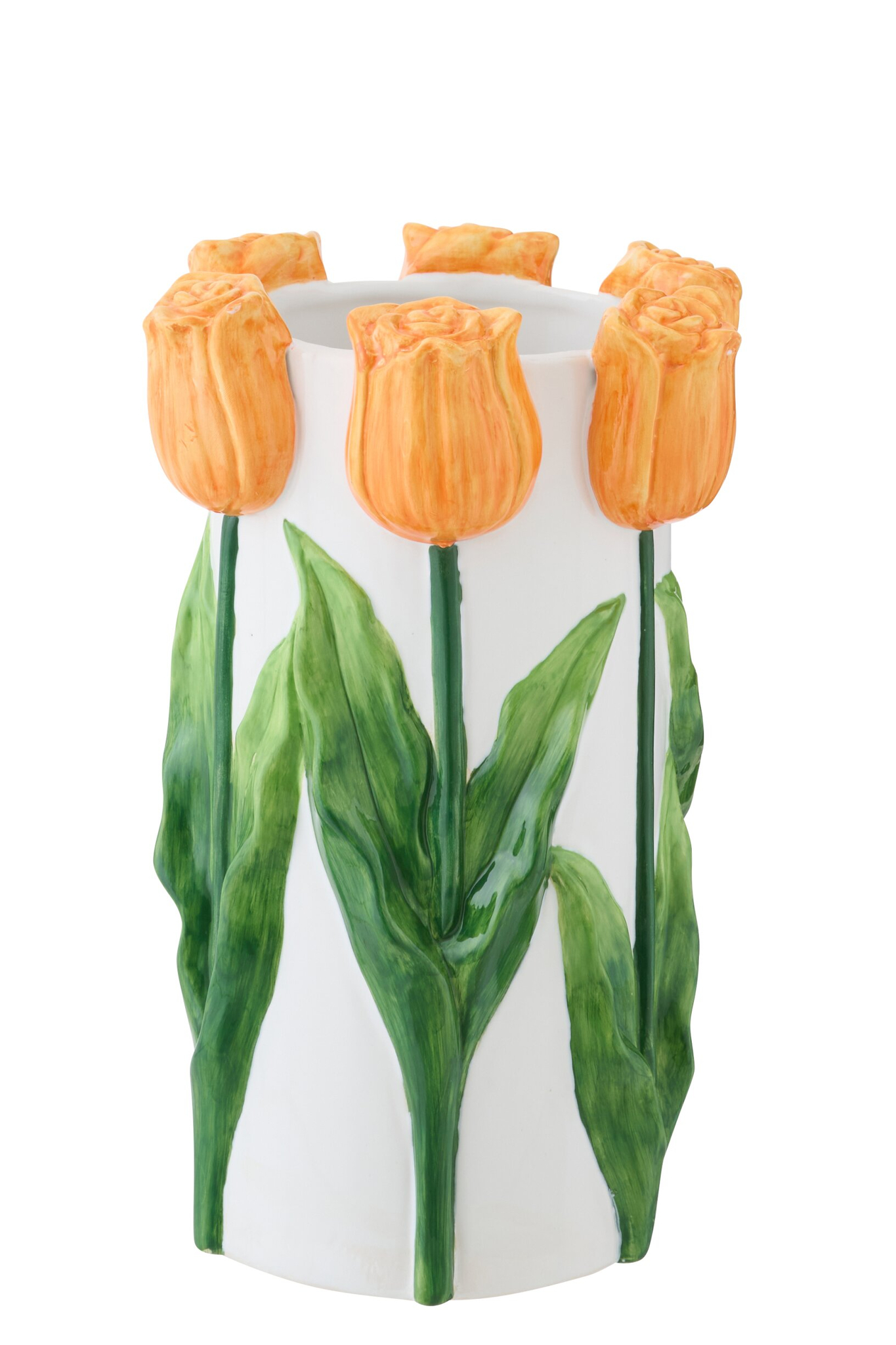 Kunstbloem Meesky Keramiek Wit