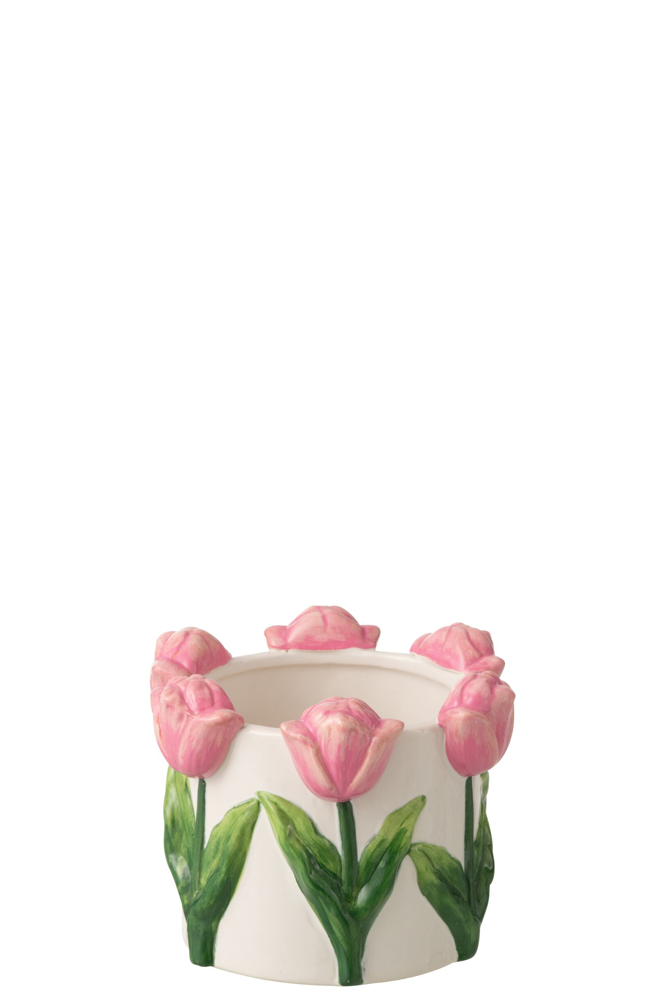 Bloempot Goorra Keramiek Wit H13 cm