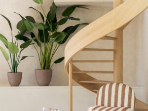 Bloempot Cauban Keramiek Bruin H29,5 cm