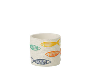 Bloempot Ivar Beton Meerkleurig H10 cm