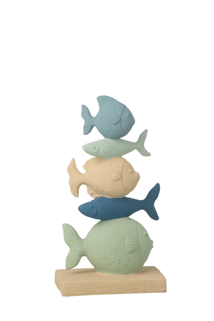 Decoratiefiguur Voosak Polyresin Blauw H32,5 cm - Afbeelding 2