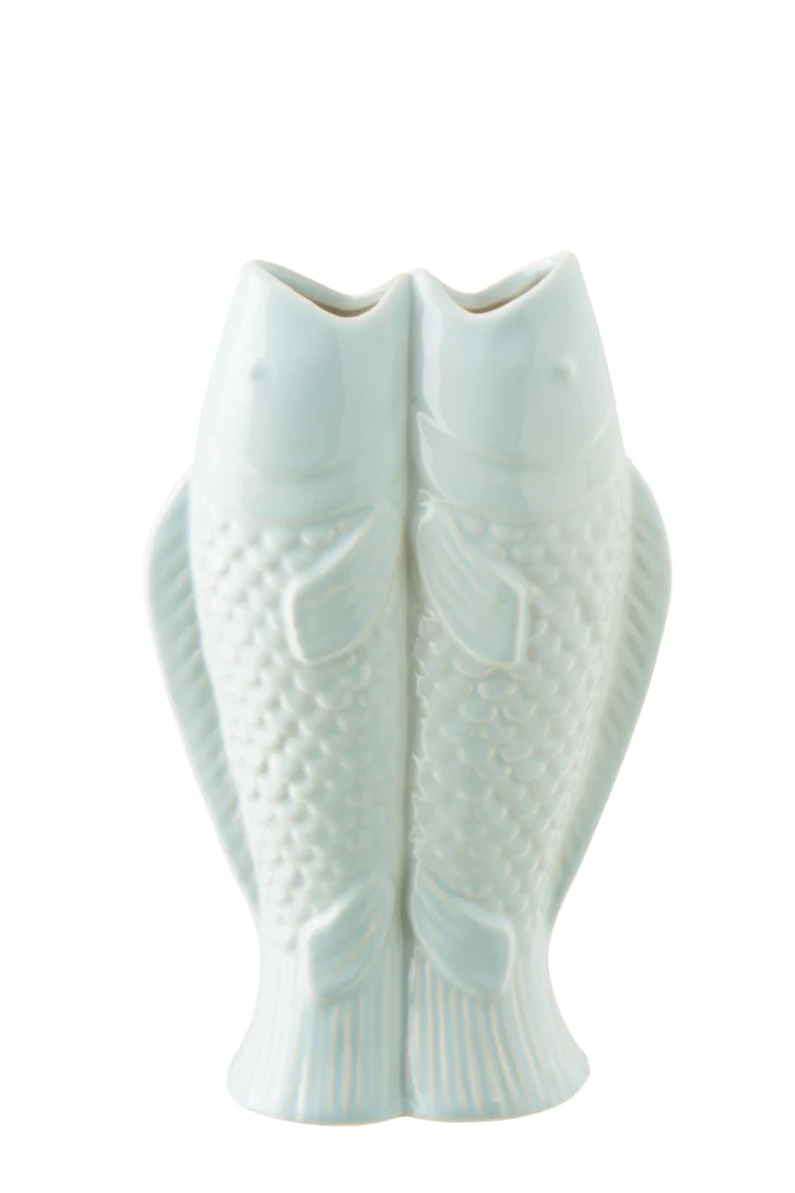 Vaas Haultang Steen Blauw H35,5 cm - Afbeelding 2