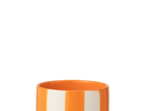 Bloempot Slintoro Keramiek Oranje H11 cm