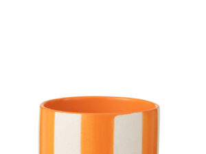 Bloempot Lintoro Keramiek Oranje H12,5 cm