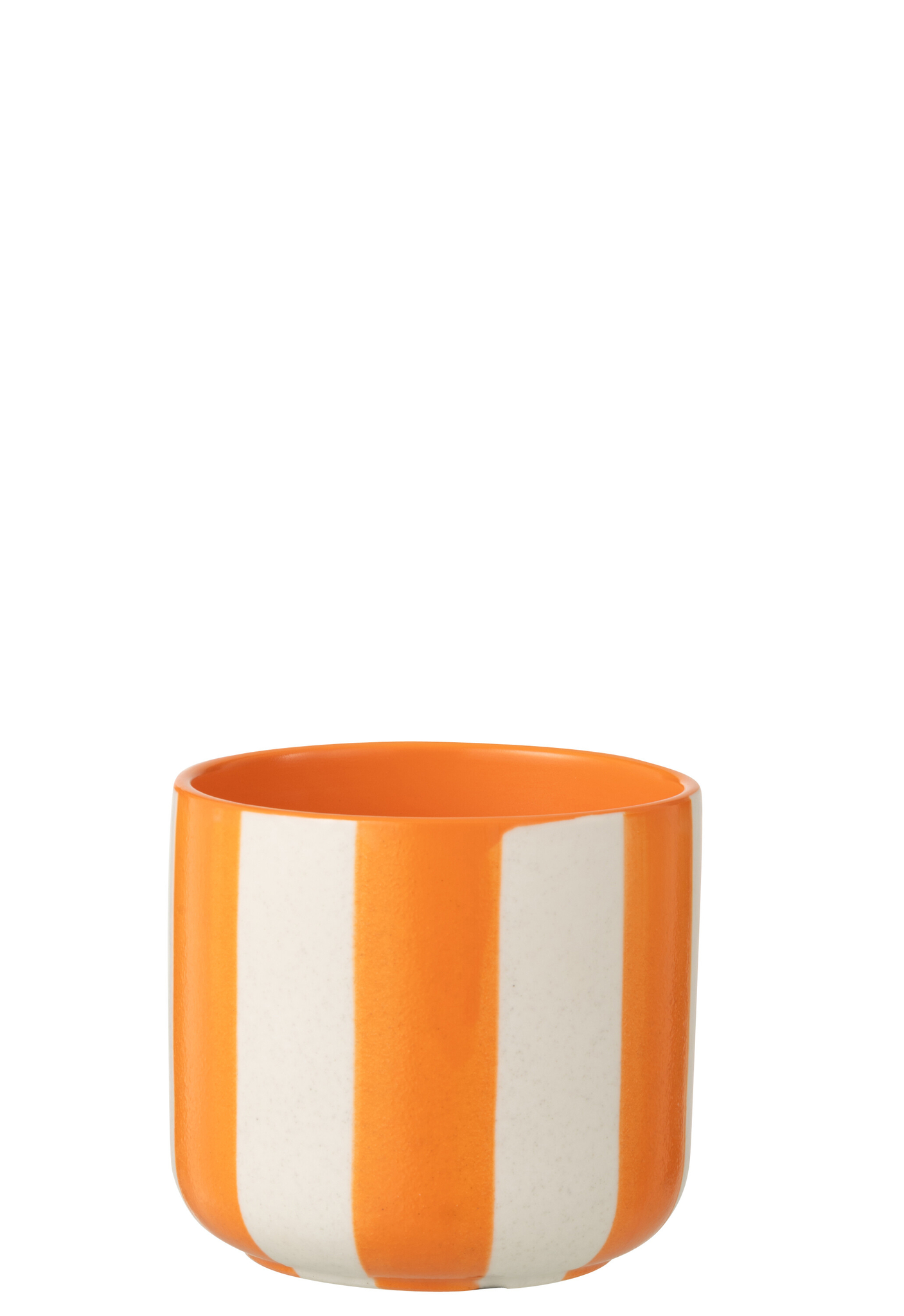 Bloempot Lintoro Keramiek Oranje H12,5 cm