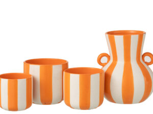 Vaas Riemol Keramiek Oranje H25 cm