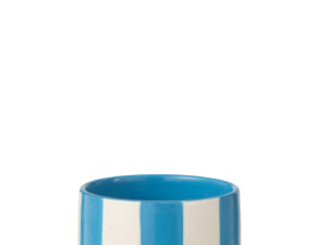 Bloempot Laaky Keramiek Blauw H11 cm