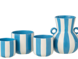 Vaas Berlin Keramiek Blauw H25 cm