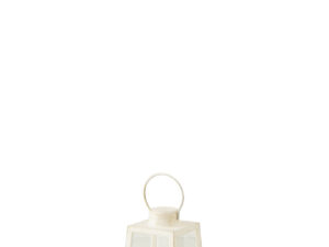 Windlicht Fiskella Glas Wit H17,5 cm