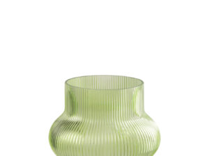Vaas Kistund Glas Groen H25 cm