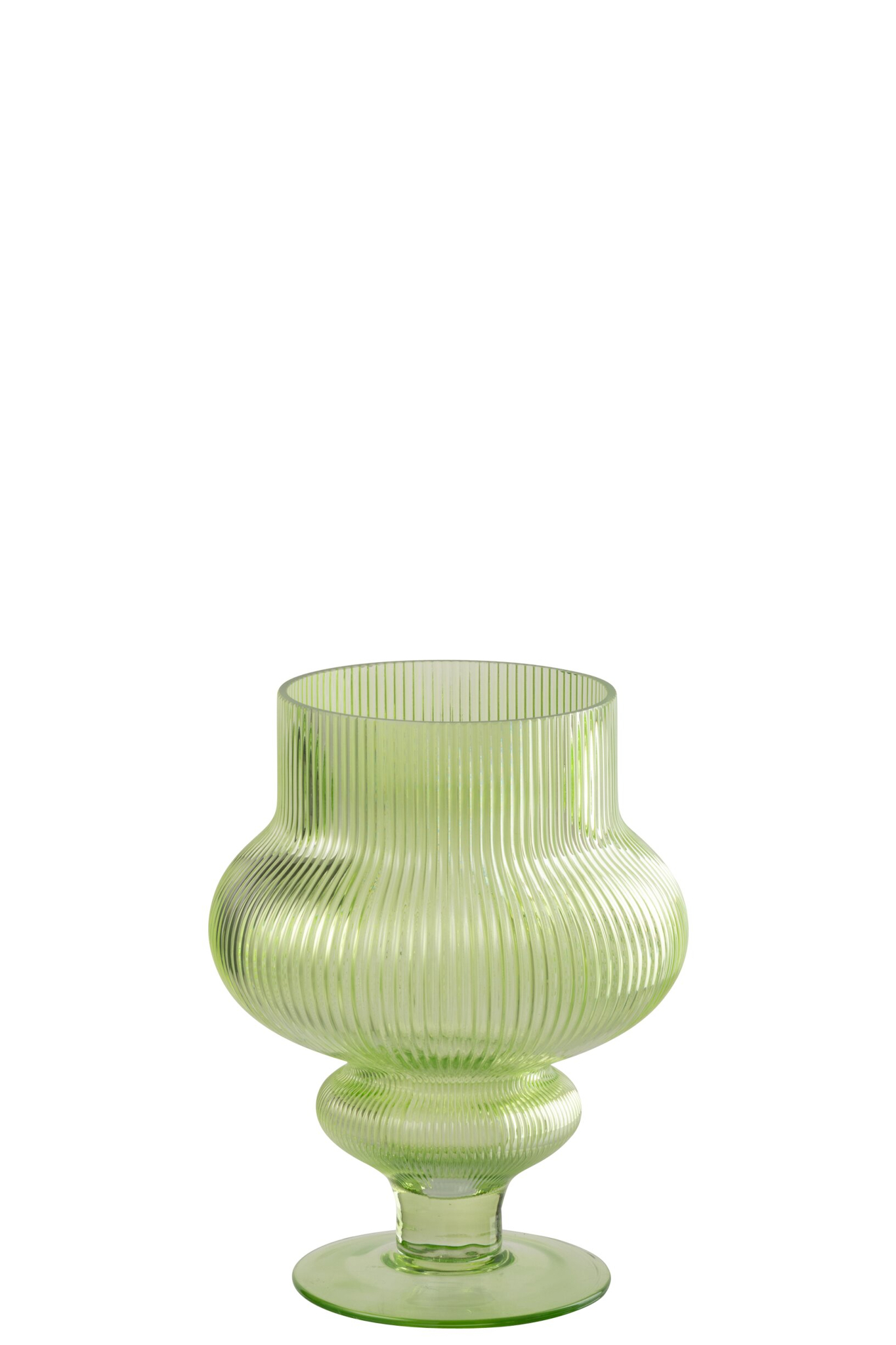 Vaas Kistund Glas Groen H25 cm