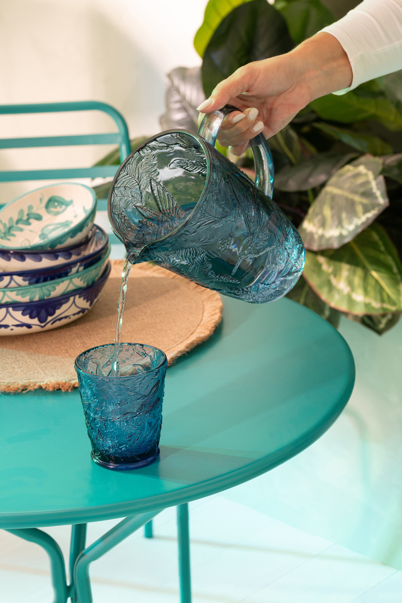 Drinkglas Greeskura Glas Blauw