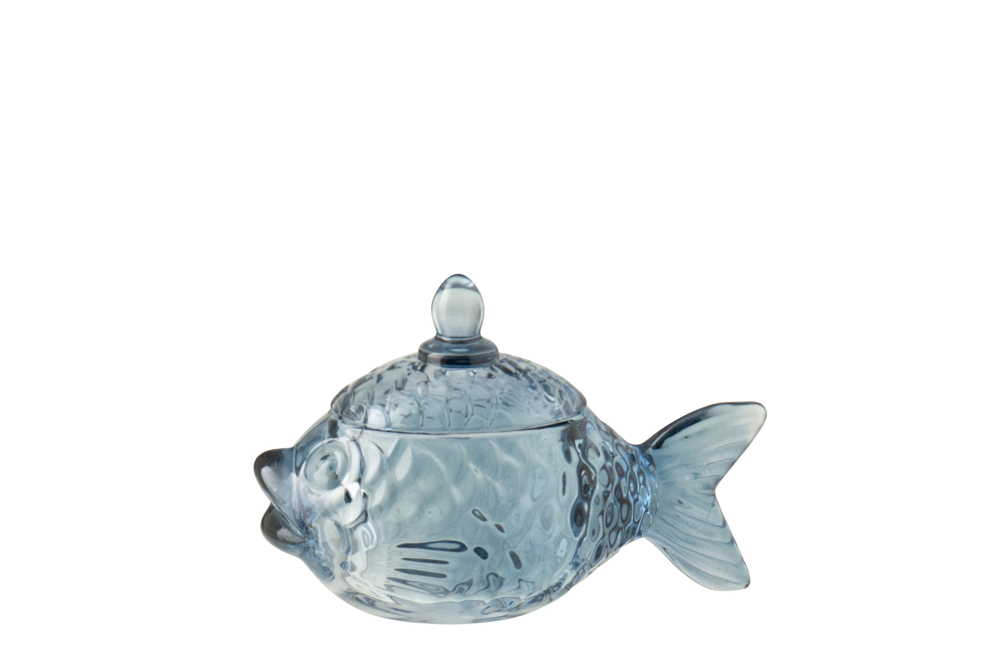 Decoratiefiguur Trekis Glas Blauw H10 cm