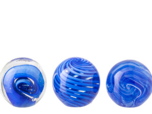 Woonaccessoire Brintel Glas Blauw - Set van 3