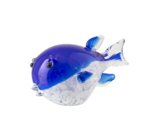 Presse-papier Teedos Glas Blauw