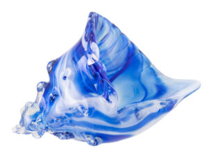 Presse-papier Fustio Glas Blauw