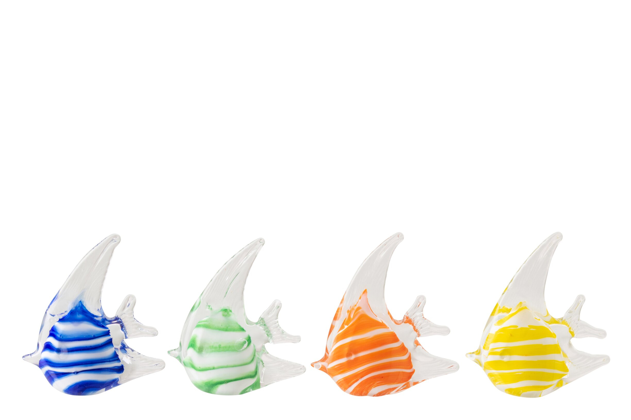 Decoratiefiguur Laadoro Glas Meerkleurig - Set van 4