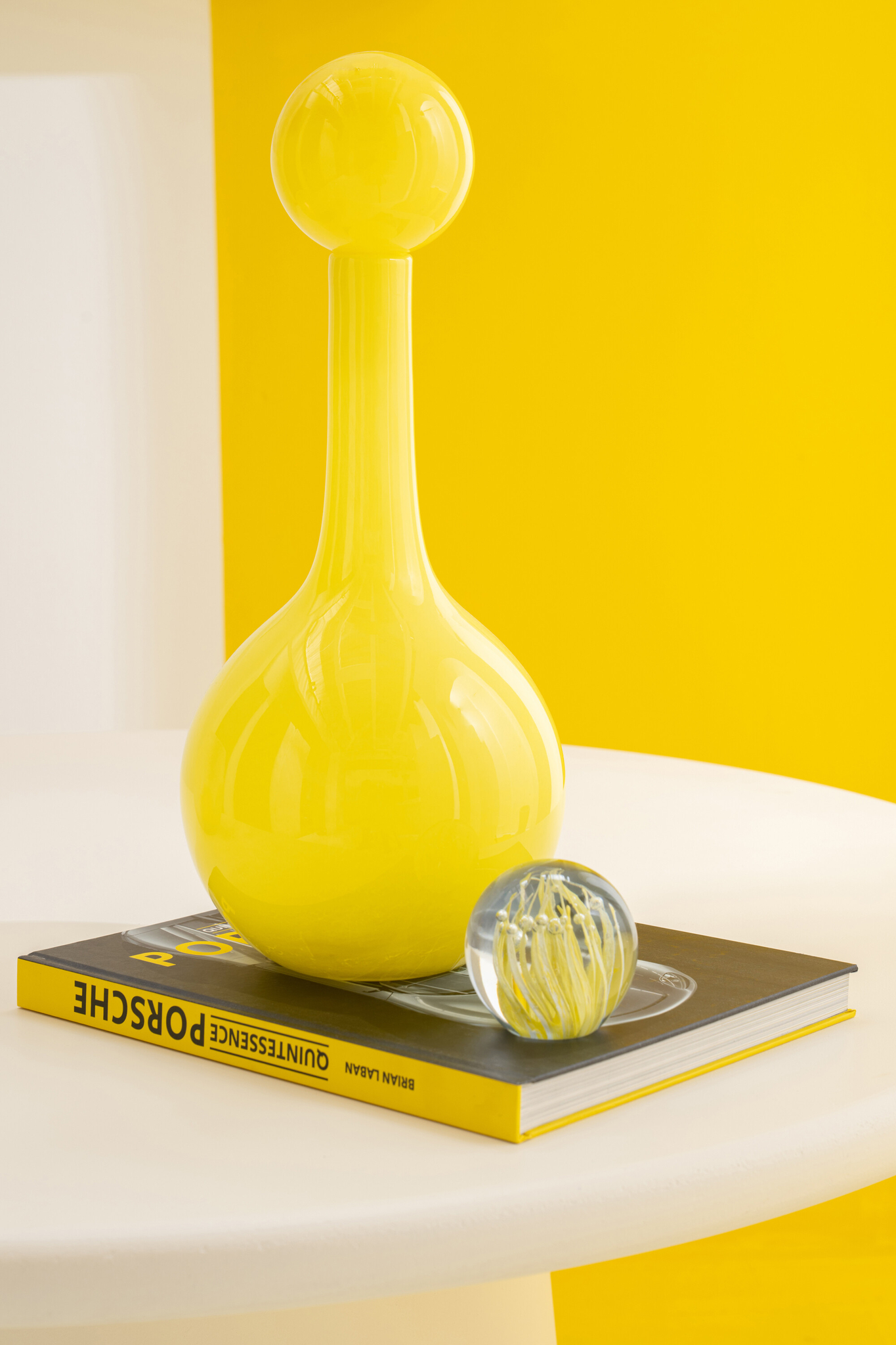 Presse-papier Cenona Glas Geel - Set van 3