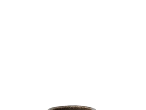 Bloempot Fleiskaro wit klei, glazuur en schildering, 15 cm hoog, stijlvol en rustgevend, set van 2