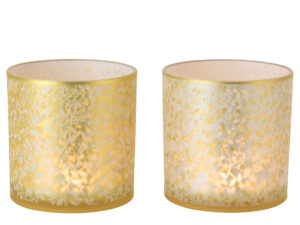 Woonaccessoire Zooltang Glas Goud - Set van 2